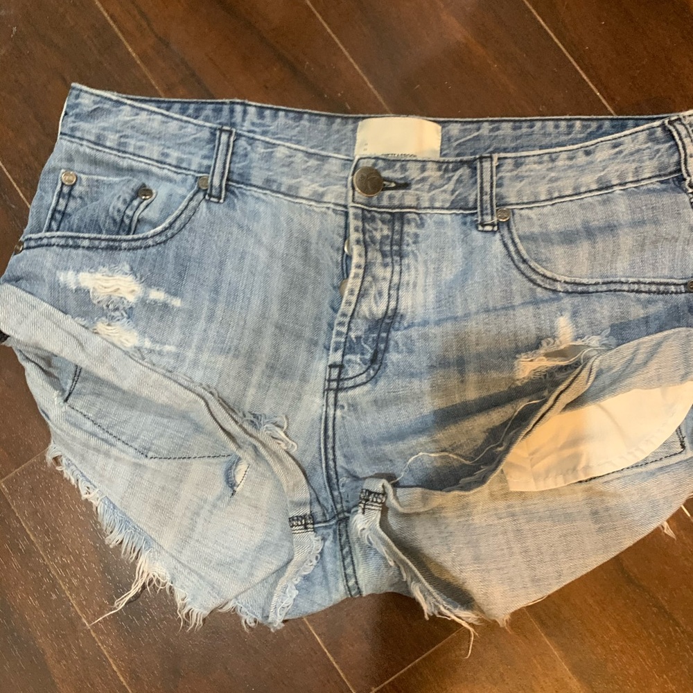 One teaspoon bandit denim shorts